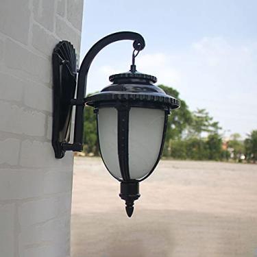 Imagem de Luminária de parede externa à prova d'água, luminária de parede para varanda, luminária de parede externa IP45, luzes antigas de parede para jardim, pátio, varanda, design de lanterna de car