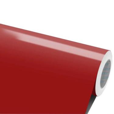 Imagem de Adesivo Geladeira Fogão Móveis Armário - Vermelho Vivo 1m - Jhow Adesi