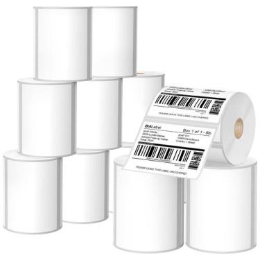 Imagem de Etiquetas Térmicas BiaLabel 4x3 (500 Etiquetas/Rolo) - Compatíveis com