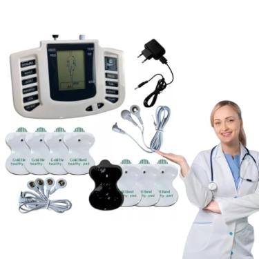 Imagem de Aparelho Choque Dor Muscular Fisioterapia Massageador com Eletrodos Alivio da Dor