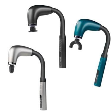 Imagem de Massageador Corporal tipo Pistola Sem Fio Cabo Longo Recarregável Usb Premium