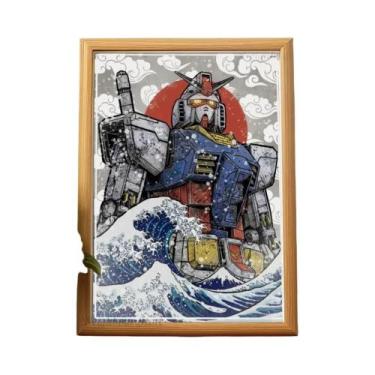 Imagem de Kawaii Japonês Estilo Showa Gundam Poster Adesivos Hd Arte Murais De P