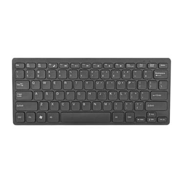 Imagem de ZGUZMCMK Teclado com Fio 78 Teclas Mini Ergonômico Presentes Digitação Silenciosa para Laptop Uso Industrial, preto