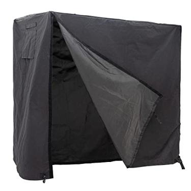 Imagem de Coverify Capa de rack de lenha, tecido Oxford resistente à prova d'água, capa de armazenamento de troncos ao ar livre, capa de proteção de madeira de fogo de 1,8 m para toras de madeira, proteção UV à