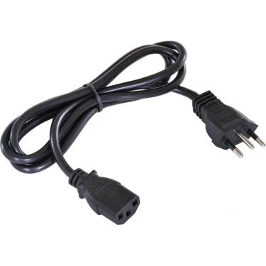 Imagem de Cabo de Forca Tripolar para Fonte 3X0,50 MM 250V 10A 1,2 Metros