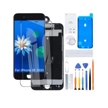Imagem de Tela para iPhone SE (2020) A2275 A2296 A2298 Substituição de tela LCD 3D Touch Full HD Touch Screen ID Digitalizador Montagem da moldura, adesivo à prova d'água, kits de reparo Novo