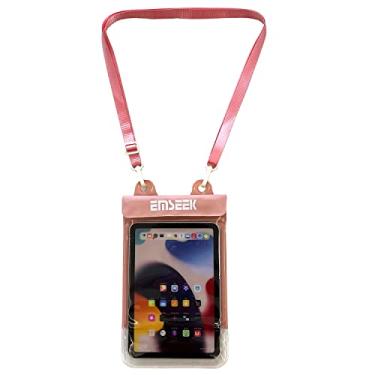 Imagem de EMSEEK Capa à prova d'água para leitor de e-books, capa para tablet, eReader, bolsa seca para Amazon Kindle Paperwhite Oasis Fire 7 Nook Kobo iPad Mini Samsung Tab Google Nexus até 8,5 polegadas