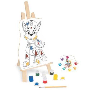 Imagem de Brinquedo Para Colorir Patrulha Canina Kit De Pintura - NIG BRINQUEDOS