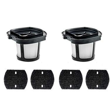 Imagem de BIHARNT 2390A, 2284W Conjunto de filtros de substituição a vácuo compatível com Bissell Pet Hair Eraser Hand Vacuum. Compare com a peça # 1614212, 1614203 e 1614204