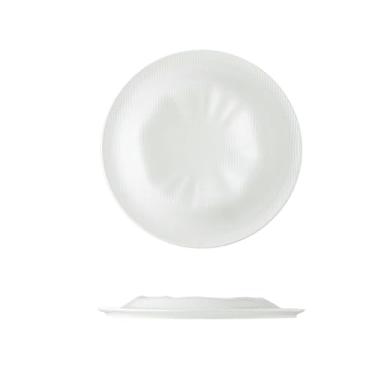 Imagem de Prato simples de cerâmica sobremesa restaurante hotel bife ocidental - prato vulcânico de 25,4 cm