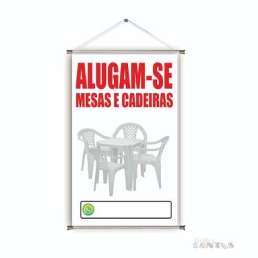 Imagem de Banner pronto Aluguel para festa BA 530 medida 45x70 cm arte Pronta