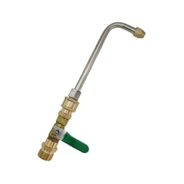 Imagem de Baoblaze Extensão para lavadora de alta pressão, peças de haste de limpeza, interruptor de válvula para lavadora de alta pressão, adaptador de mangueira de, 90 Graus M22