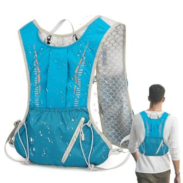 Imagem de Mochila de Caminhada,Bolsa Desportiva Com Faixa Refletora - Mochila Hidratação Impermeável Com Grande Capacidade Para Caminhada, Ciclismo E Corrida