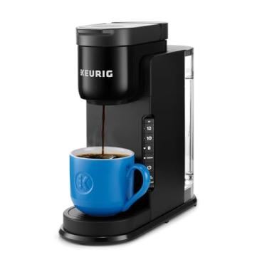 Imagem de Keurig Cafeteira K-Express de dose única, 3 tamanhos de preparação, botão forte, reservatório removível de 1,2 l, preto