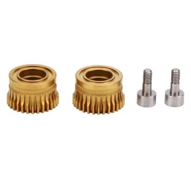 Imagem de WALFRONT Kit de Engrenagem de Extrusora DLC DLC DLC 3D Drive de Engrenagem Filamento Golden Conjunto de Engrenagem Compatível Com K1 K1 Máximo K1C Ender-3 V3