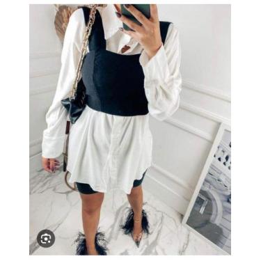 Imagem de vestido chamisae feminino branco - Eli modas