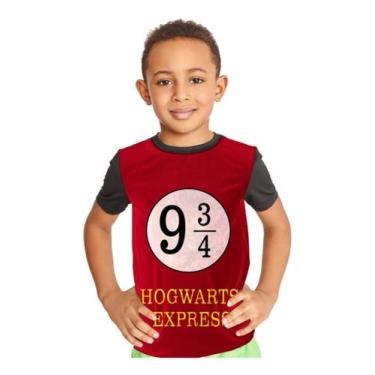 Imagem de Camiseta Infantil Harry Potter Plataforma 9 3/4 Ref:403 - smoke, Preto
