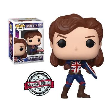 Imagem de Funko Pop Marvel What If 875 Captain Carter Special Edition