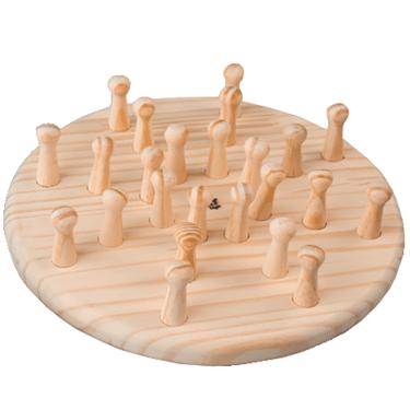 Imagem de Jogo da Memória - Circular - Madeira - J021 - Olly Toys