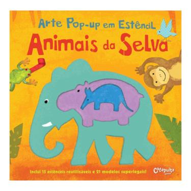 Imagem de Livro Arte Pop-up em Estêncil - Animais da Selva - Catapulta