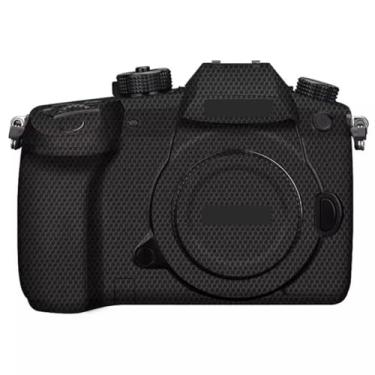 Imagem de Adesivo de capa de câmera GH5 para Panasonic Lumix GH5 película protetora antiarranhões, decoração de pele e resistência ao desgaste (preto matriz)