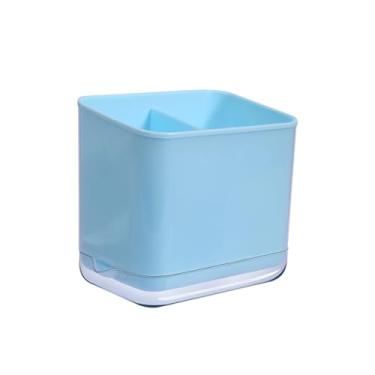 Imagem de KEINEUX Escorredor de talheres, suporte de utensílios, suporte de pia, escorredor de louça, acessórios para organizador de cozinha, acessórios para talheres, pauzinhos, facas, garfos, colheres