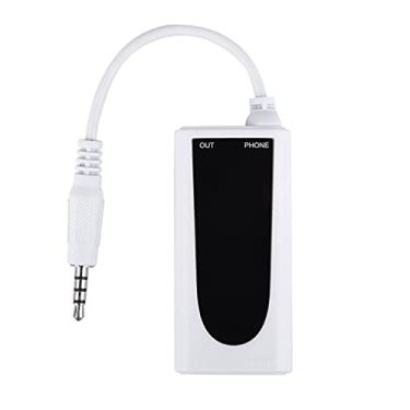 Imagem de Conversor de conector de baixo elétrico com fácil instalação, compatível com iOS e Android, adaptador de guitarra para efeitos especiais e gravação, adequado para smartphones e tablets