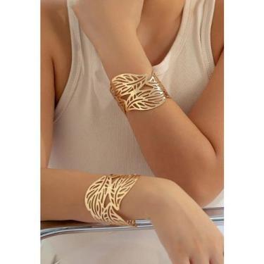 Imagem de Bracelete Folha  Estilo Grego Clássico e Elegante - Deusa Moda