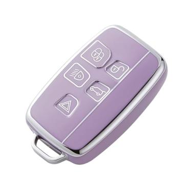 Imagem de Para Land Rover, capa protetora completa de TPU para chave de carro Land Rover Evoque Velar Sport Discovery Freelander2 LR4 Sport e acessórios de carro para chave Jaguar.
