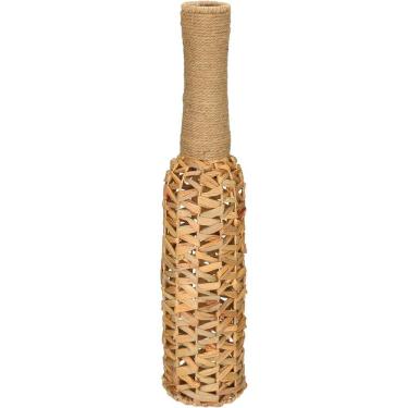 Imagem de Vaso Decorativo Enfeite Home&co Fibra Natural E Metal 71x15