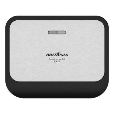 Imagem de Sanduicheira e Grill Britânia BGR25B 2 em 1 750W, 220V