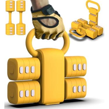 Imagem de Conjunto de halteres ajustáveis de 2, 4 em 1 conjunto de pesos gratuitos para mulheres com ajuste rápido, cada conjunto de pesos de mão de 1,4 kg 1,8 kg 2,3 kg para academia em casa e treinamento de