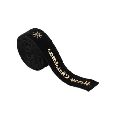 Imagem de KiBcsLic Fita de Natal, Decoração de Natal, Acessório DIY, Fitas Decorativas de Natal para o Dia dos Namorados, Preto