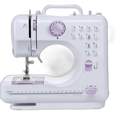 Imagem de Máquina Costura Elétrica Portátil 12 Pontos Kit Agulhas