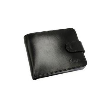 Imagem de Carteira Classe Couro Masculina Social Couro Natural 173-1 - Único - Preto-Masculino