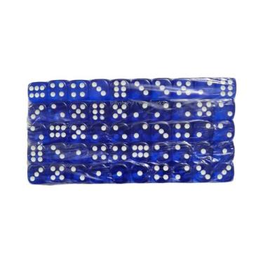 Imagem de Conjunto De Dados Acrílicos Coloridos De 6 Lados, 100 Peças, Dados Pad