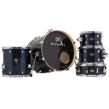 Imagem de Bateria Acustica Michael DMB520 Legacy Bumbo 20'' Deep Blue