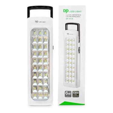 Imagem de Luminária Emergência Recarregável DP-7011A 30 LEDs Bivolt