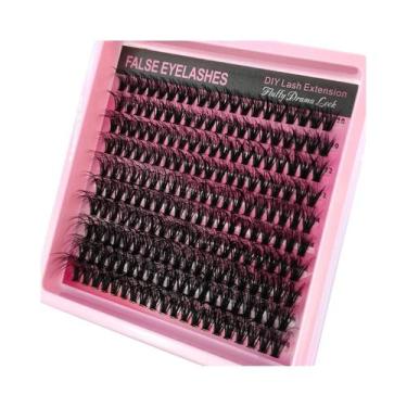 Imagem de Cílios Postiços 5D-200D Grossos E Volumosos, 10 Fileiras, 10-18mm, Ext