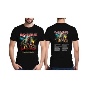 Imagem de Camiseta Unissex Iron Maiden 2026 Run for Your Lives World Tour De Man