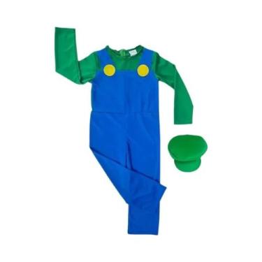 Imagem de Fantasia De Encanador Para Meninos E Meninas, Conjunto De Fantasia Par