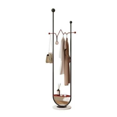 Imagem de A1DFDFGOQSFG Cabide de piso independente entrada vintage quarto mestre cabideiro chão ao teto quarto casa criativo cabide pendurar roupas nuvens alto suporte de manto (dourado)