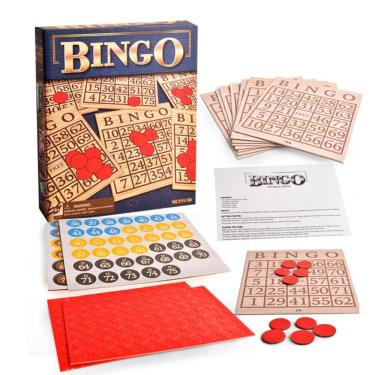 Imagem de Baralho de tarô de bingo de jogo de cartas para festa familiar - 20x6x24cm