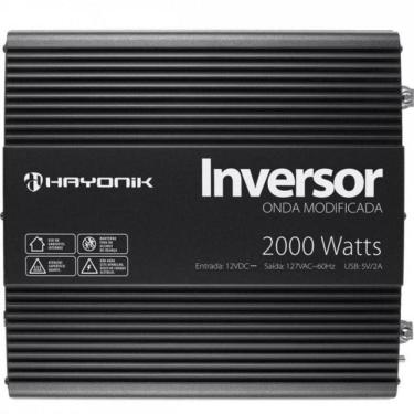 Imagem de Inversor De Onda Modificada 2000W 12Vdc/127V Pw11-4 Hayonik