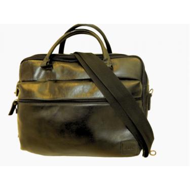 Imagem de PASTA EXECUTIVA MASCULINA DE COURO PRETA ZUP