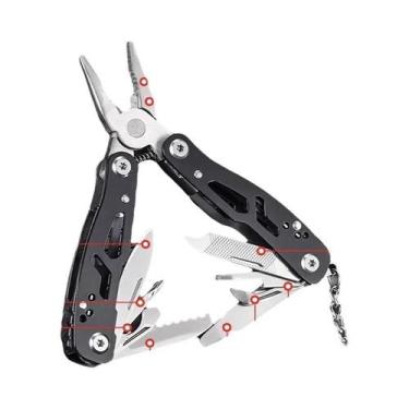 Imagem de Mini Ferramenta Multifuncional De Bolso: Canivete Dobrável, Chave De F