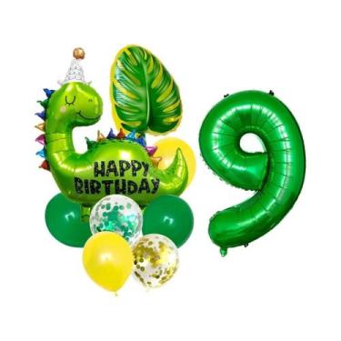 Imagem de Conjunto De Balões De Aniversário Com Tema Dinossauro Jurássico, Balõe