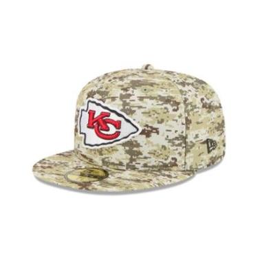 Imagem de BONE NEW ERA 59FIFTY KANSAS CITY CHIEFS NFL SALUTE SERVICE 2025 MILITAR-Masculino