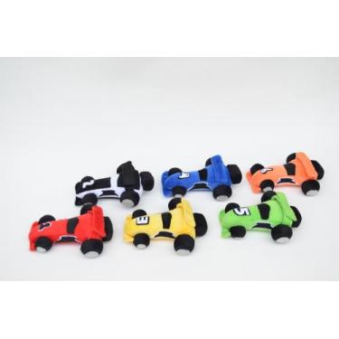 Imagem de Carrinhos De Corrida Formula 1 De Pelúcia Coleção Com 6 Unidades - Elz