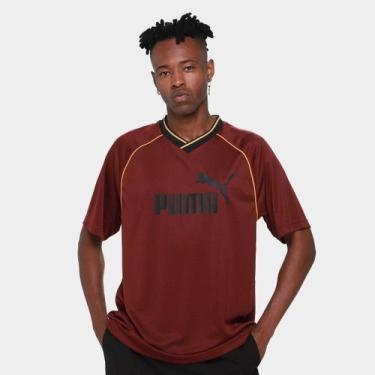 Imagem de Camiseta Puma Football Jersey Masculino, Vinho, G